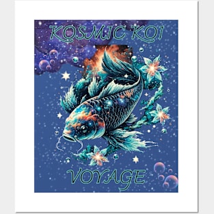 Abstract Koi Fish Posters and Art